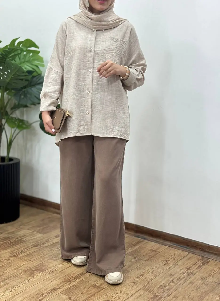 تونیک لینن زارا ایتالیایی شاینا